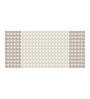 Brown Solid PVC 34x15 Inches Antiskid Shower Bath Mat