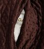 Brown Solid Velvet 27x18 Inches Pillow Cover (1Pc)
