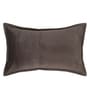 Brown Solid Velvet 27x18 Inches Pillow Cover (1Pc)