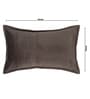 Brown Solid Velvet 27x18 Inches Pillow Cover (1Pc)