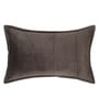 Brown Solid Velvet 27x18 Inches Pillow Cover (1Pc)