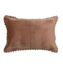 Brown Solid Velvet 27x18 Inches Pillow Covers (Set of 2)