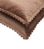 Brown Solid Velvet 27x18 Inches Pillow Covers (Set of 2)