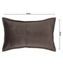 Brown Solid Velvet 27x18 Inches Pillow Covers (Set of 2)