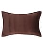 Brown Solid Velvet 27x18 Inches Pillow Covers (Set of 2)