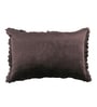 Brown Solid Velvet 27x18 Inches Pillow Covers (Set of 2)