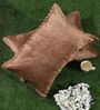 Brown Solid Velvet 27x18 Inches Pillow Covers (Set of 2)