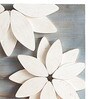 White Mango Wood Flower Wall Art