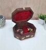 Brown Solid Wood Jewellery Organiser