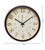 Brown Solid Wood Wall Clock