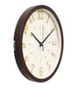 Brown Solid Wood Wall Clock