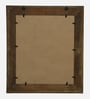 Brown Solid Wood Wood Carving Mirror Rectangular Wall Mirror