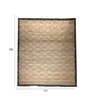 Brown Solid Wool 4 ft x 6 ft Flatweave Carpet