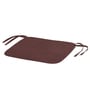 Brown Solid Microfiber 6 Seater Chair Pad Cover