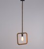 Aerio Brown Natural Fiber Hanging Light