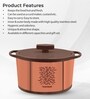Brown Stainless Steel 2Ltr Insulated Thermoware Casserole