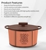 Brown Stainless Steel 3Ltr Insulated Thermoware Casserole