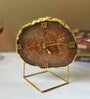 Brown Stone Table Clock