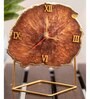 Brown Stone Table Clock