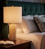 Brown Stone Terrazzo Gold Grandeur Table Lamp