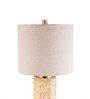 Brown Stone Terrazzo Gold Grandeur Table Lamp