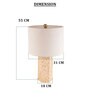 Brown Stone Terrazzo Gold Grandeur Table Lamp