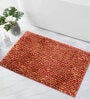 Red Stripe Microfiber 23x15 Inches Super Soft Bath Mat