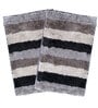 Multicolor Stripe Microfiber 24x16 Inches Super Soft Bath Mat