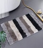 Multicolor Stripe Microfiber 24x16 Inches Super Soft Bath Mat