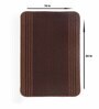Brown Geometric Polypropylene 24x16 Inches AntiSkid Bath Mat