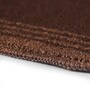 Brown Geometric Polypropylene 24x16 Inches AntiSkid Bath Mat