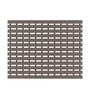 Brown Striped PVC 24x19 Inches Antiskid Shower Bath Mat