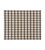 Brown Striped PVC 24x19 Inches Antiskid Shower Bath Mat