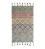 Geometric Pattern Jute 3 X 5 Feet Flat Weave Runner