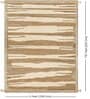 Brown Stripes Wool 5 ft x 7 ft Hand tufted Carpet