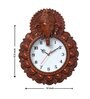 Brown Synthetic Plastic Wall Clock