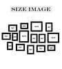 Brown Synthetic Wood (Set of 15) Photoframes
