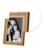 Brown Synthetic Wood Photoframe