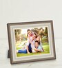 Brown Synthetic Wood Wall Hanging/Table Top Photo Frame