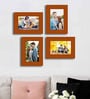 Alice Set Of 4 Brown Solid Wood Collage Photo Frames