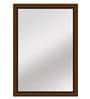 Brown Synthetic Wood Creations Wall Mirror