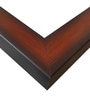 Brown Synthetic Wood Creations Wall Mirror