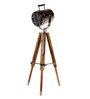 Chipka Jaal Brown Shade Table Lamp With Aluminium Base