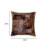 Brown Traditional Poly Canvas 16 x 16 Inches Cushion Cover