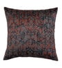 Brown Abstract Poly Canvas 16 x 16 Inches Cushion Cover