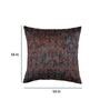 Brown Abstract Poly Canvas 16 x 16 Inches Cushion Cover