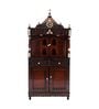 Brown Teak Wood Floor Rested Mandir With Door