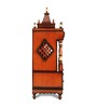 Brown Teak Wood Floor Rested Mandir Without Door