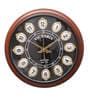 Brown Teak Wood Vintage Wall Clock (1 Piece)