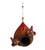 Cuckoo Brown Terracotta Bird House